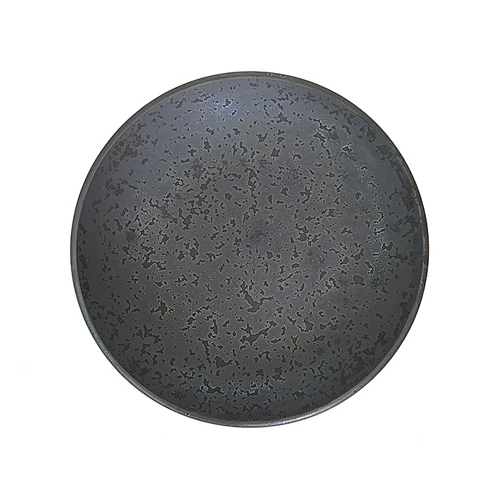 ONE KILN ラウンドプレートM 灰釉