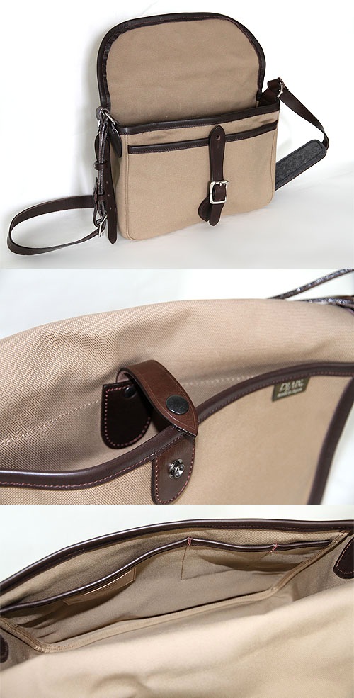 PLAIN 帆布　ショルダーカバン　ベージュ PLAIN キャンバスバッグ フィールドニューショルダーM ベージュ