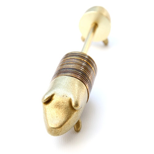 5円玉の貯金豚  きんとん 能作  真鍮製