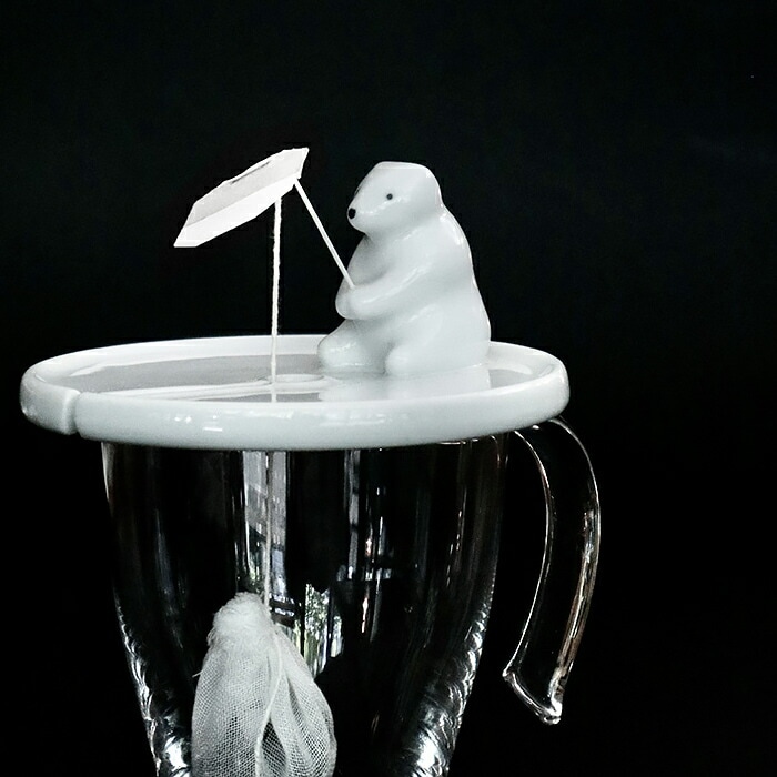 NECKTIE Tea Bag Holder “Shirokuma”(ティーバッグホルダー シロクマ)