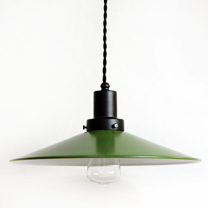 後藤照明<br>surou EDITION<br />ネジリコードアルミP1LCP型アンティークランプ球60W 55 グリーンXブラック<br />