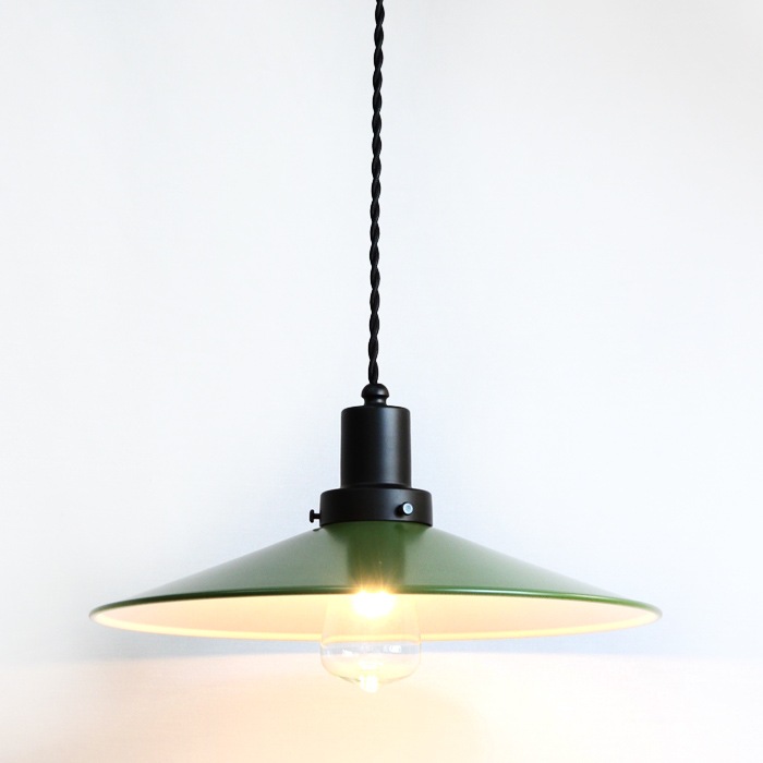 後藤照明<br>surou EDITION<br />ネジリコードアルミP1LCP型アンティークランプ球60W 55 グリーンXブラック<br />