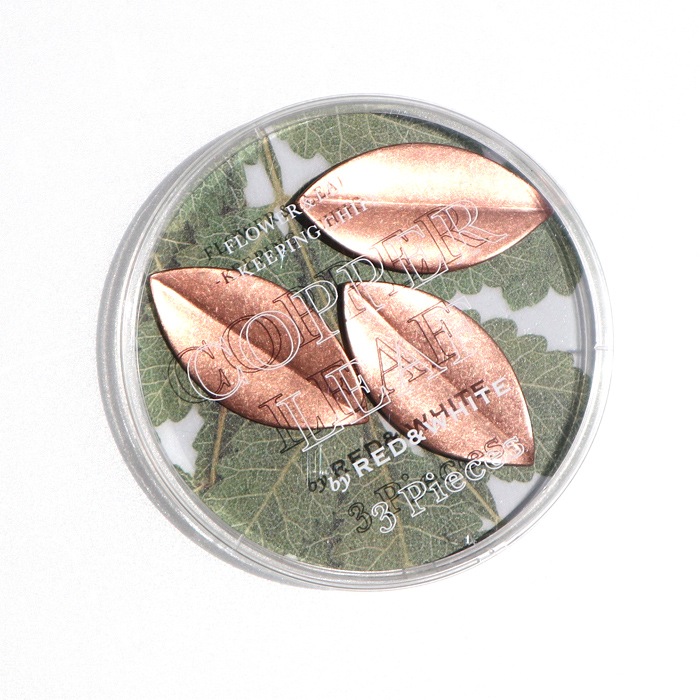 R&Wのフラワーキーパー<br />COPPER LEAF<br />3枚入り