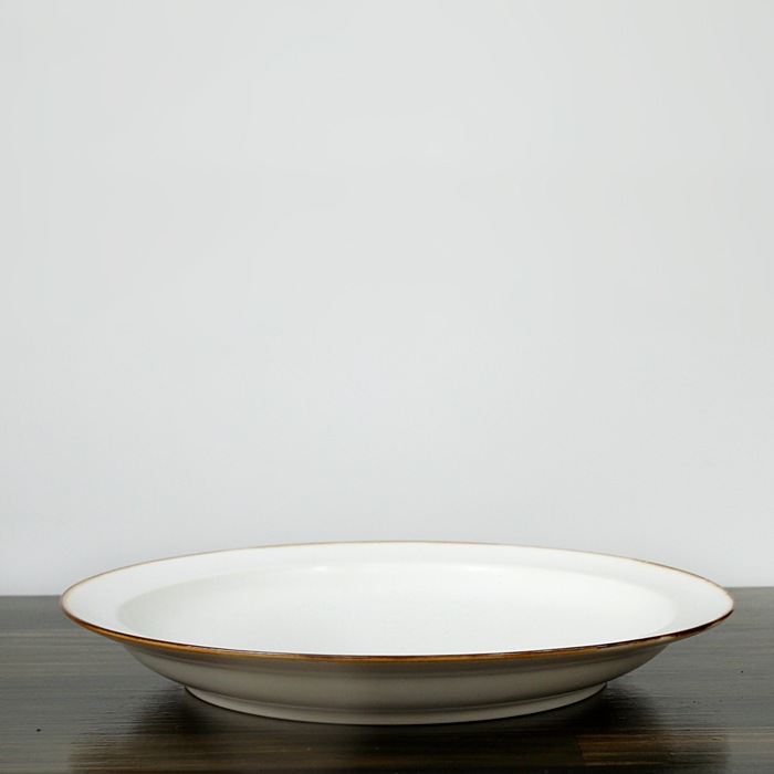 有田焼 JICON 磁今 浅リム皿 中　渕錆 大治将典デザイン φ210×h28