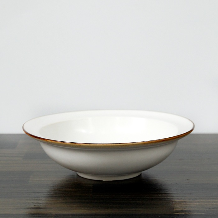 有田焼JICON磁今浅リムスープ皿 小　渕錆大治将典デザインφ150×h46