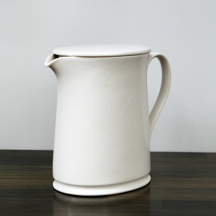 有田焼JICON磁今ピッチャー　蓋付大治将典デザインw128×d84×h149約800ml