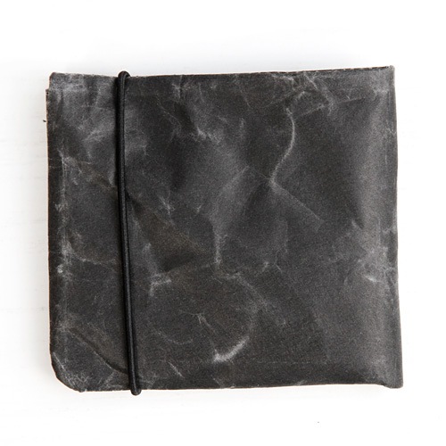 SIWA 紙和 2つ折り財布 ブラック