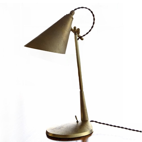 FUTAGAMI真鍮 鋳肌デスクランプ