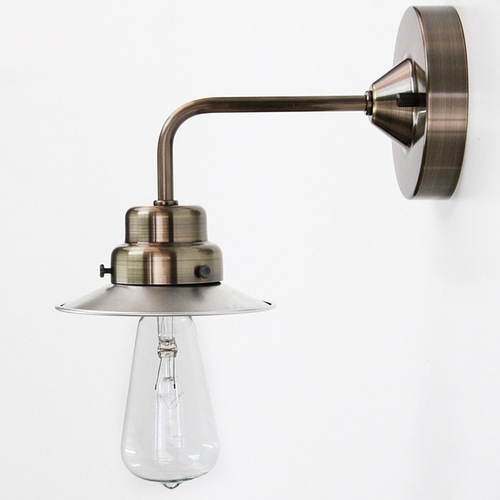 後藤照明 アルミP1SブラケットBR アンティークランプ球60W<br />屋内用