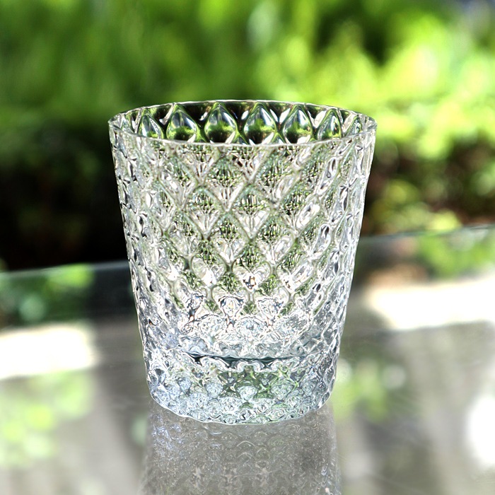 sghr スガハラのロックグラス<br>煌 ロック<br />グリッド