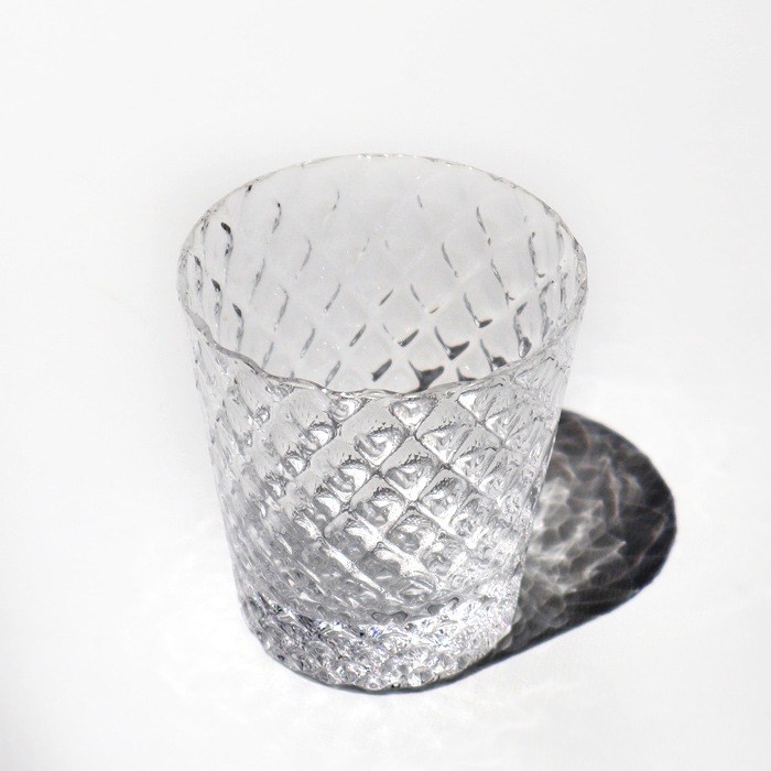 sghr スガハラのロックグラス<br>煌 ロック<br />グリッド
