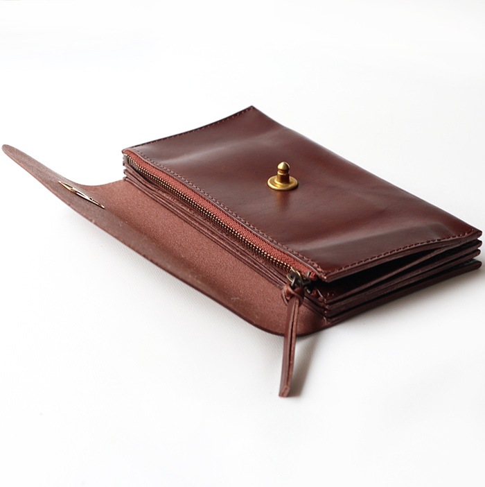 leatheria vintage long wallet ブラウン | leatheria | | 生活道具屋 