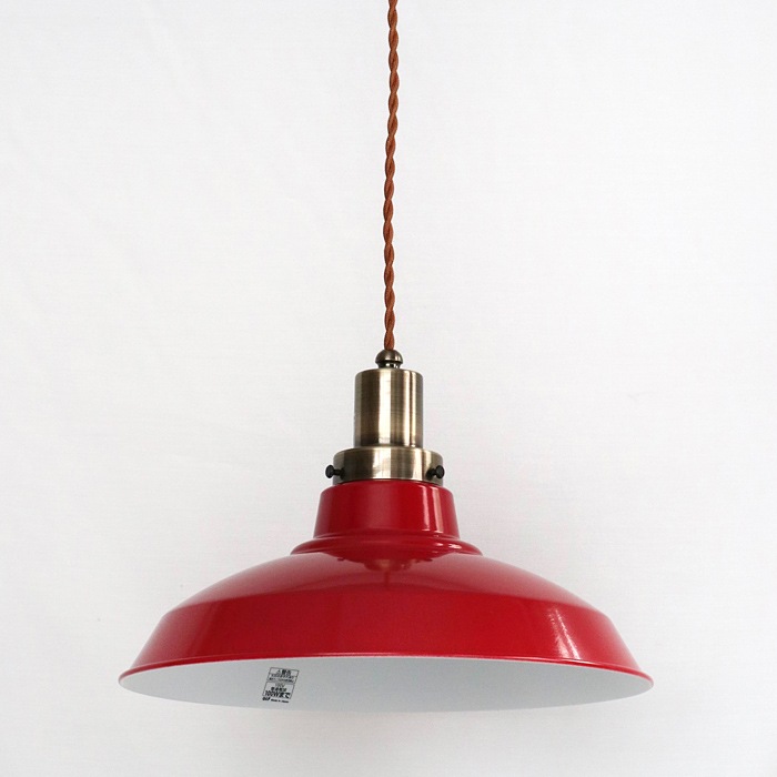 GLF x surou 後藤照明バイスロウ<br />ネジリコードアルミ配照CP型　85cmコード　ダークレッド　付属球無し<br />