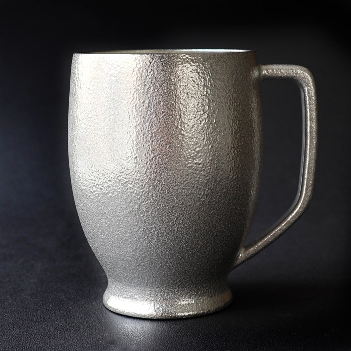 能作<br>錫のビアマグ<br />約600cc