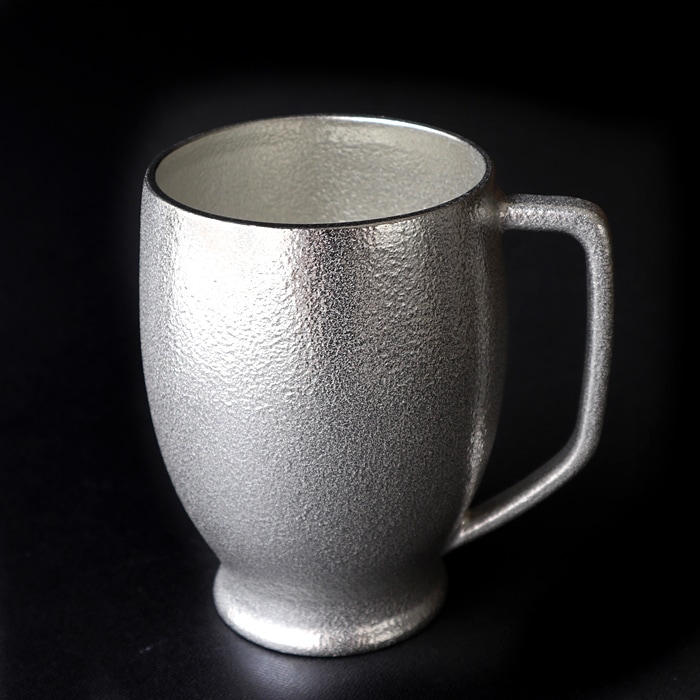 能作<br>錫のビアマグ<br />約600cc