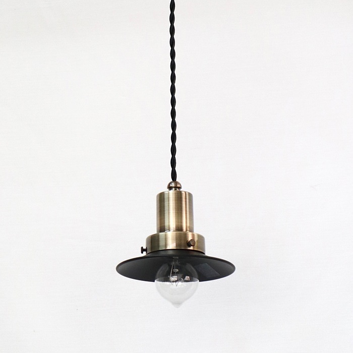 後藤照明<br />ネジリコードアルミP1SBK CP型ロマン40W55cmコード ローカンBR<br />