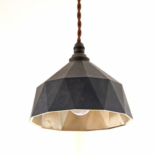 FUTAGAMI真鍮のペンダントランプ明星小 黒ムラ仕上げ