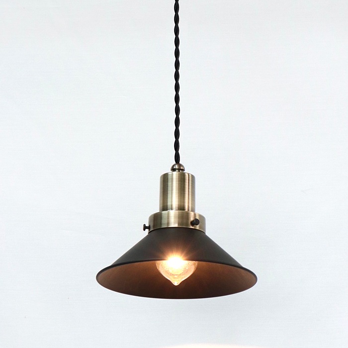 後藤照明<br />ネジリコードアルミP5SBK CP型ロマン40W55cmコード ローカンBR<br />