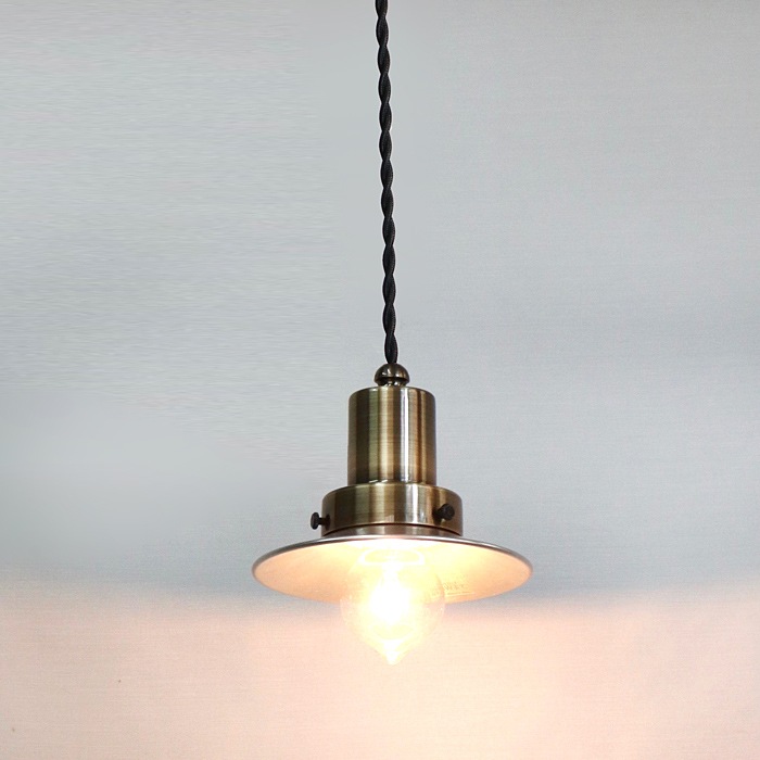 後藤照明<br />ネジリコードアルミP1SCP型ロマン40W 55cmコード ローカンBR<br />