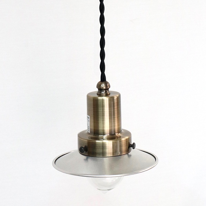 後藤照明<br />ネジリコードアルミP1SCP型ロマン40W 55cmコード ローカンBR<br />