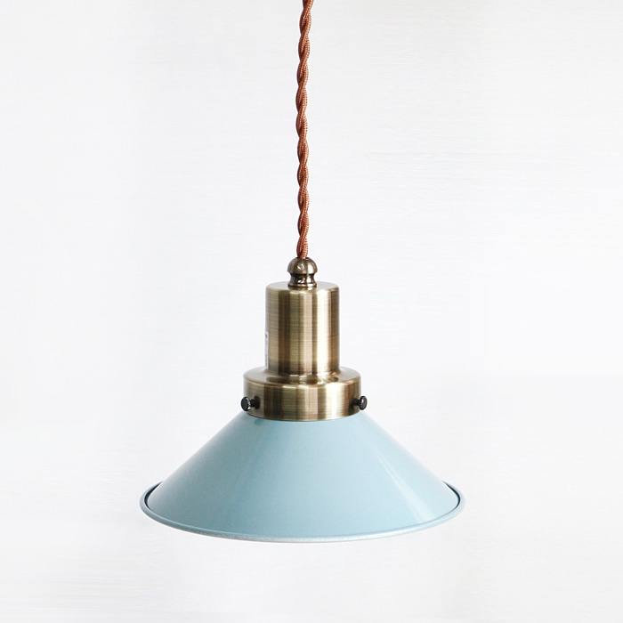 GLF x surou 後藤照明バイスロウ<br />ネジリコードアルミP5SCP型ロマン40W　85cmコード　オパールブルー<br />