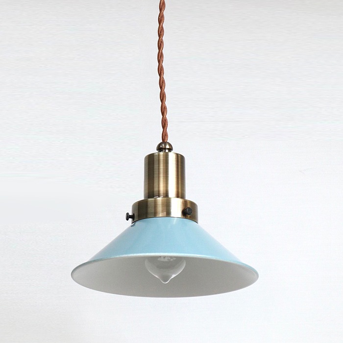 GLF x surou 後藤照明バイスロウ<br />ネジリコードアルミP5SCP型ロマン40W　85cmコード　オパールブルー<br />