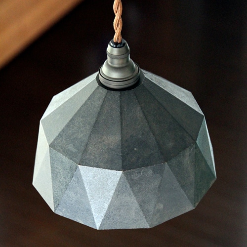 FUTAGAMI真鍮のペンダントランプ明星小 黒ムラ仕上げ