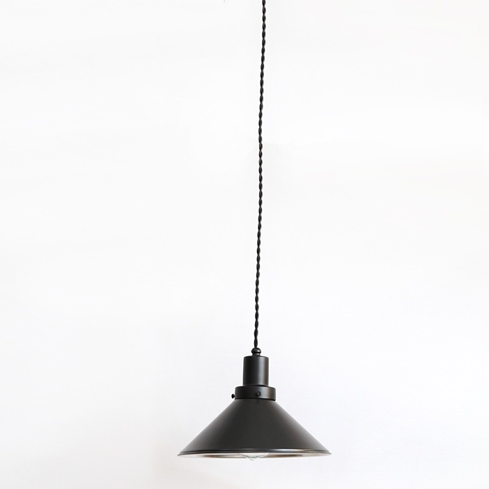 GLF x surou 後藤照明バイスロウ<br />ネジリコードアルミP5墨黒CP型55 付属球無し<br />