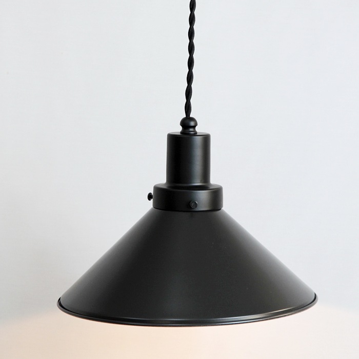 GLF x surou 後藤照明バイスロウ<br />ネジリコードアルミP5墨黒CP型55 付属球無し<br />