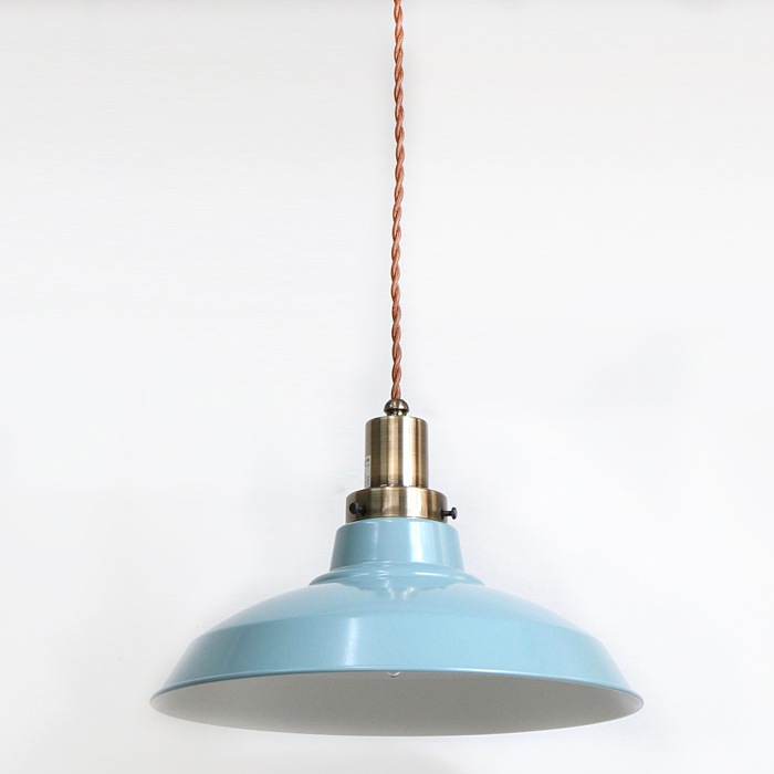 GLF x surou 後藤照明バイスロウ<br />ネジリコードアルミ配照CP型　85cmコード　オパールブルー<br />付属球無し