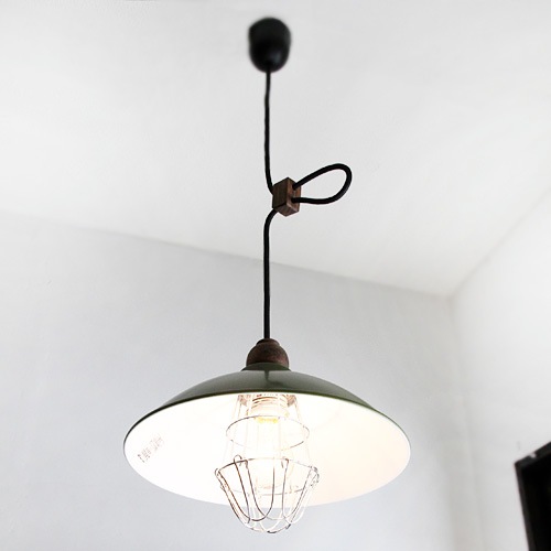 後藤照明 Verdeシリーズ ソレント アルミ拡散ガード緑塗装ペンダント付属球なし　 glf3343