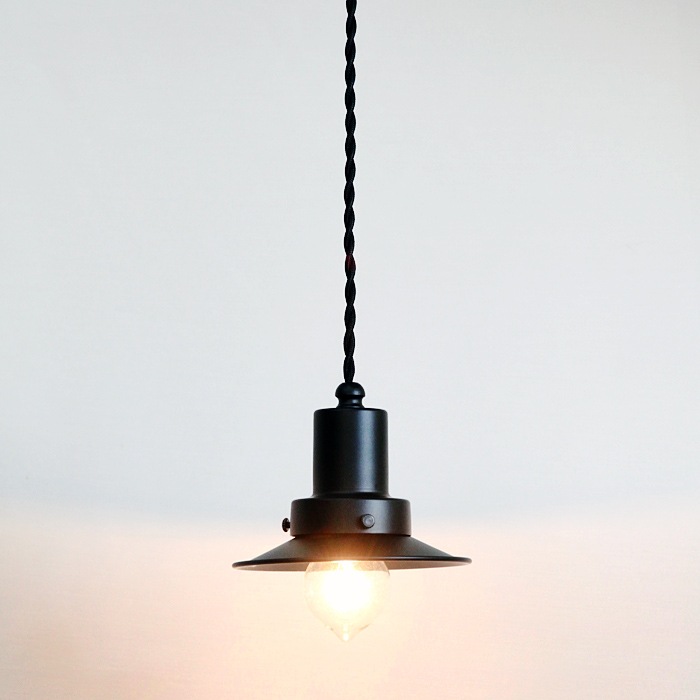 後藤照明<br />ネジリコードアルミP1S BK  CP型ロマン40W55 ブラック<br />