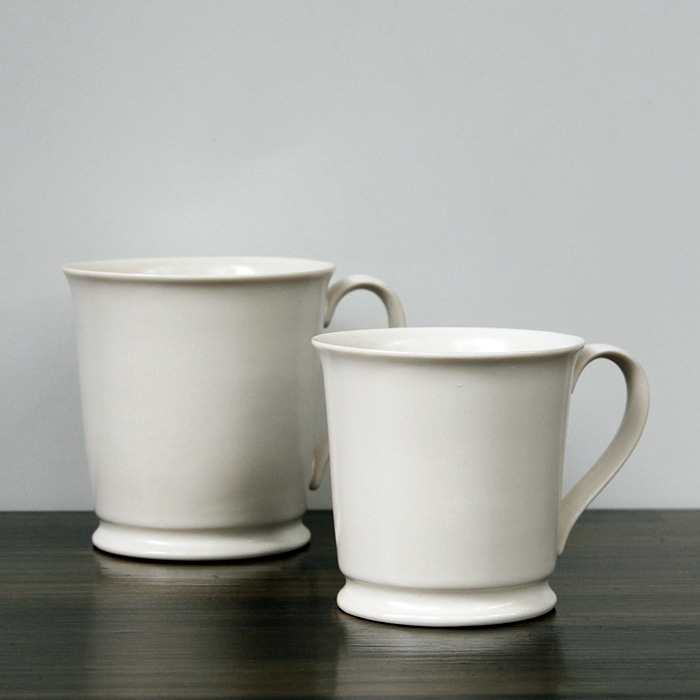 有田焼JICON磁今マグカップ小大治将典デザインφ81h81（ 持ち手を入れた幅106）150ml