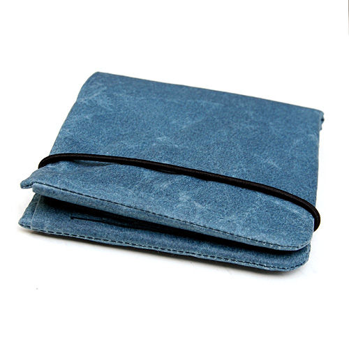 SIWA 紙和　２つ折り財布　ブルー