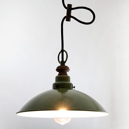 後藤照明 Verdeシリーズ トリエステ　アンティークランプ球60W付属 アルミ拡散セード緑塗装ペンダント付属球無し  glf3336RL