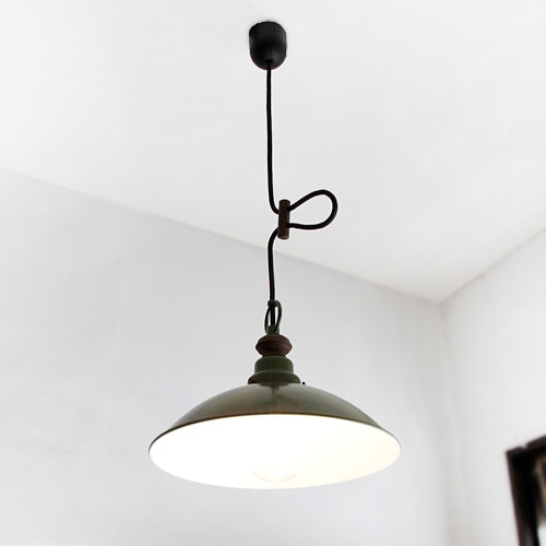 後藤照明 Verdeシリーズ トリエステ　アンティークランプ球60W付属 アルミ拡散セード緑塗装ペンダント付属球無し  glf3336RL