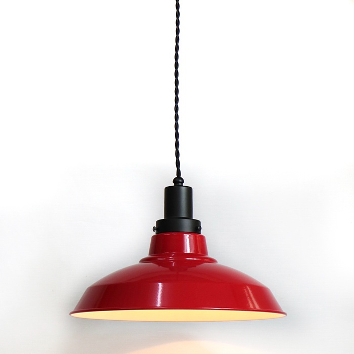 GLF x surou 後藤照明バイスロウ<br />ネジリコードアルミ配照CP型55cmコード ダークレッドxブラック<br />付属球無し