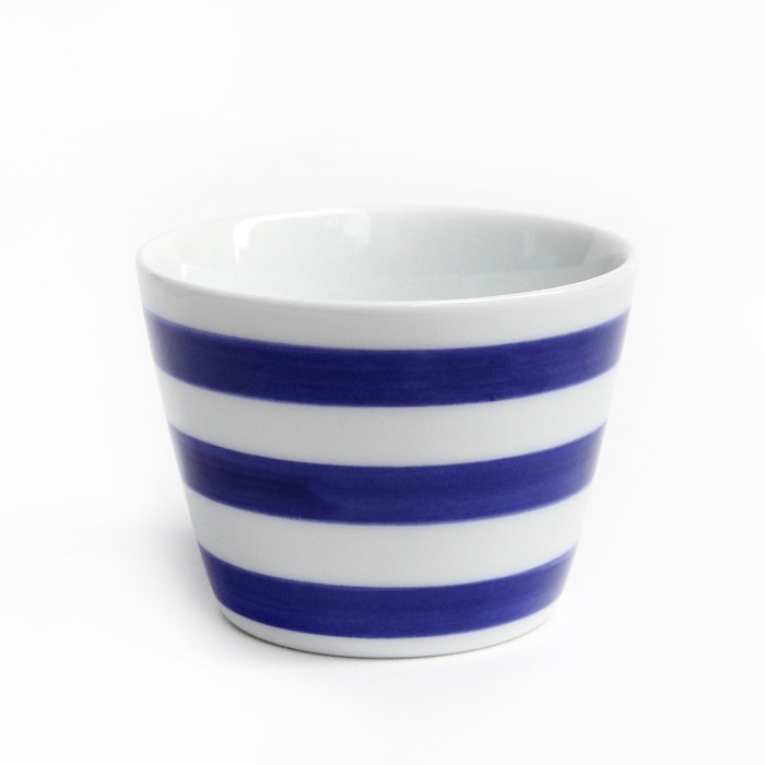 東屋の蕎麦猪口<br />染付そば猪口 輪線<br />製造 光春窯 長崎県波佐見町