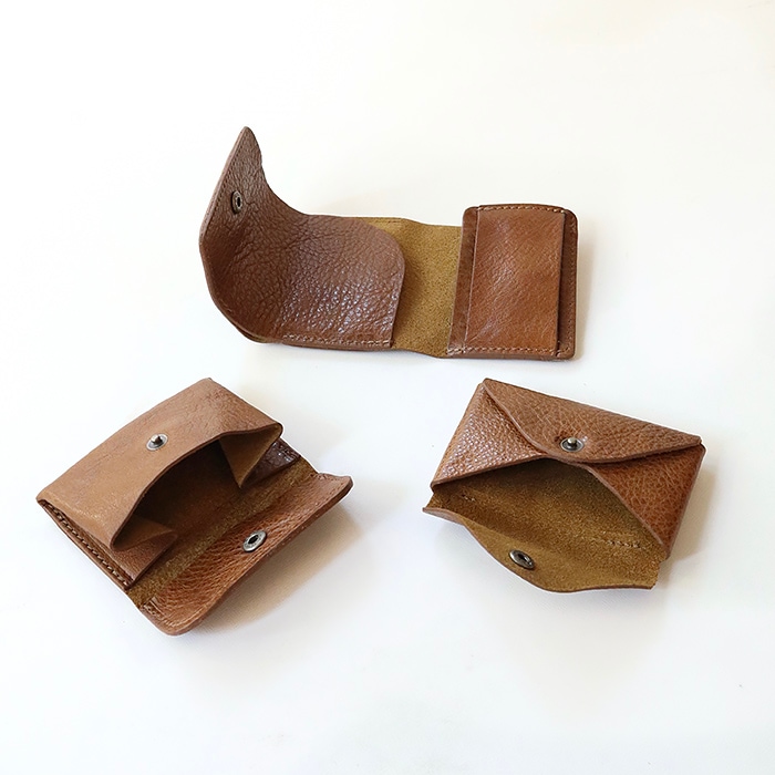 三つ折り財布 RakuOka kumi wallet ブラック