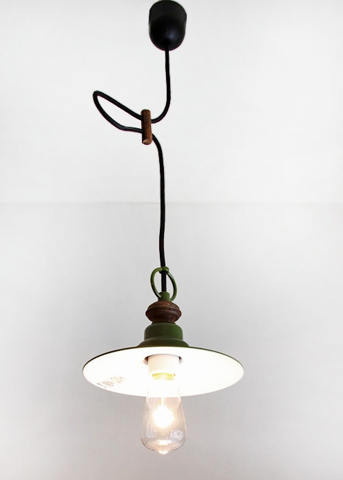 後藤照明 Verdeシリーズ カターニャ アルミP１セード緑塗装ペンダント付属球無し  glf3332