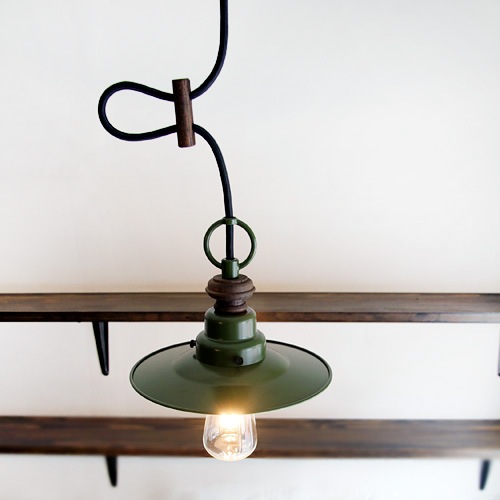 後藤照明 Verdeシリーズ カターニャ アルミP１セード緑塗装ペンダント付属球無し  glf3332