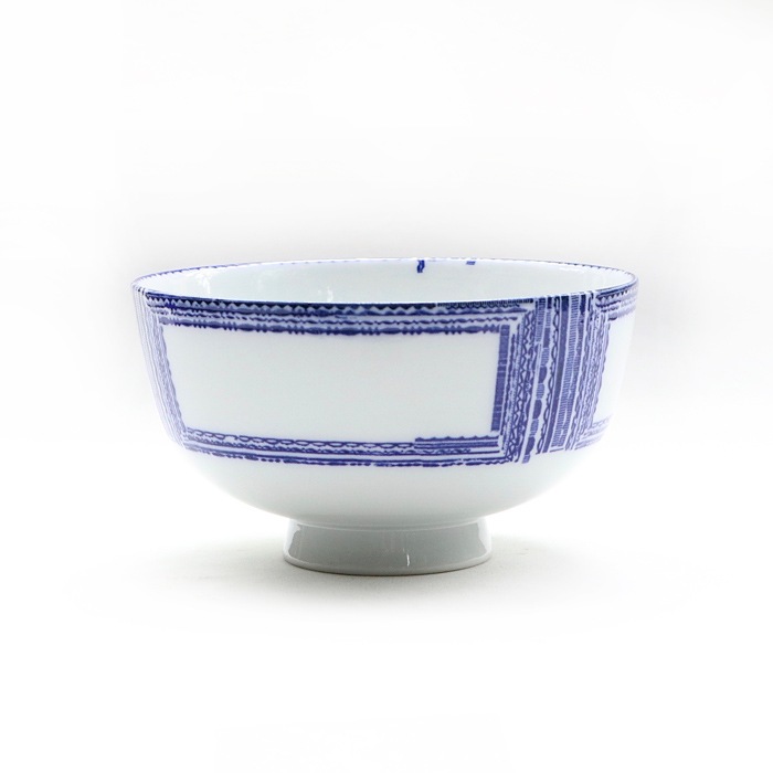 東屋のご飯茶碗<br />花茶碗 カガミ 小<br />製造 白岳窯 長崎県波佐見町