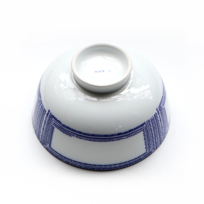 東屋のご飯茶碗<br />花茶碗 カガミ 小<br />製造 白岳窯 長崎県波佐見町