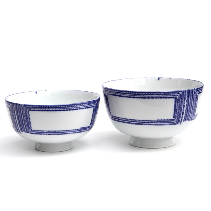 東屋のご飯茶碗<br />花茶碗 カガミ 小<br />製造 白岳窯 長崎県波佐見町