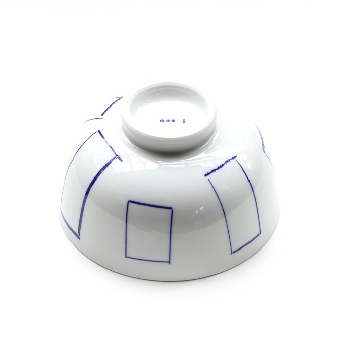 東屋のご飯茶碗<br />花茶碗 マドベ 小<br />製造 白岳窯 長崎県波佐見町