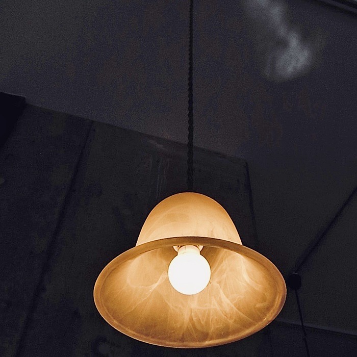 Antique Style Lightings 416SET ガラスシェードのペンダントランプ