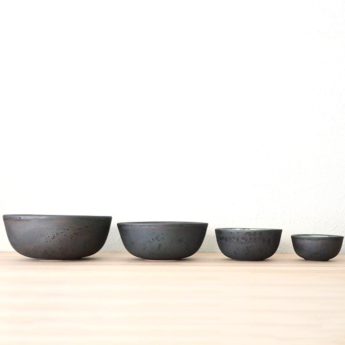 ONE KILN<br />ラウンドボウル　SS　灰釉