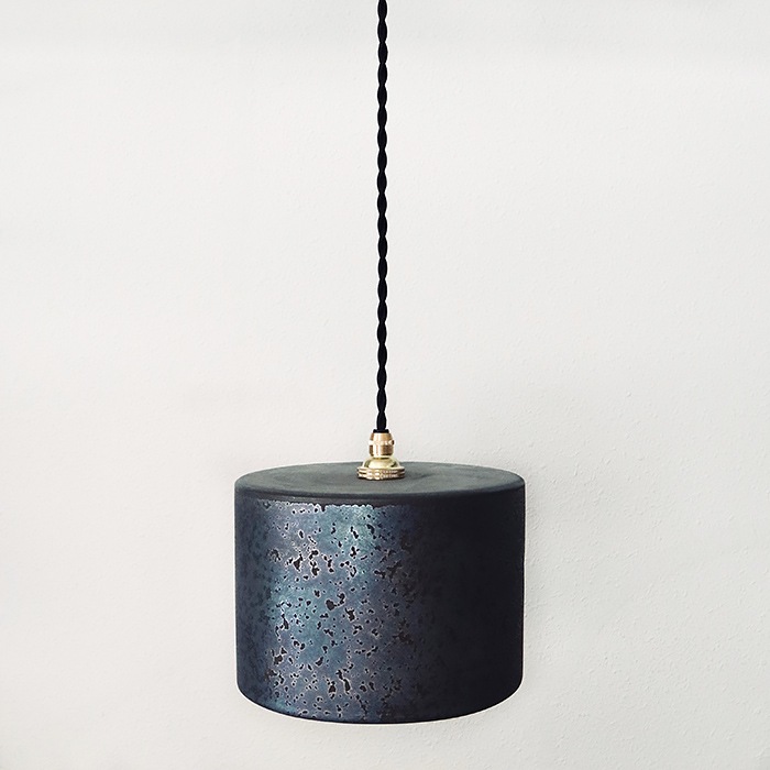 ONE KILN ペンダントランプ シリンダーランプ 灰釉 | ONE KILN