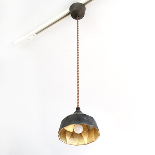 FUTAGAMI真鍮のペンダントランプ明星小 黒ムラ仕上げ