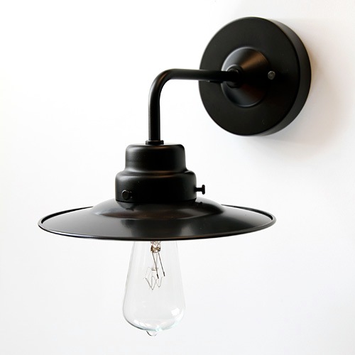 GLF x surou 後藤照明バイスロウ アルミP1KUROBK型アルミP1セード黒ブラケット 付属球無し